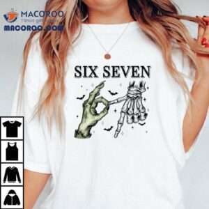 Six Seven Halloween Skeleton Shirt 1 Six Seven Halloween Skeleton Tshirt