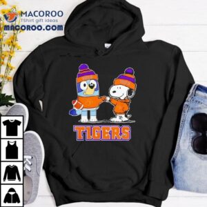 Snoopy And Friend Clemson Tigers Football Christmas Shirt