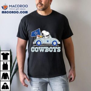 Snoopy And Woodstock Ride Car Dallas Cowboys Football Team Shirt 1 Snoopy And Woodstock Ride Car Dallas Cowboys Football Team Tshirt