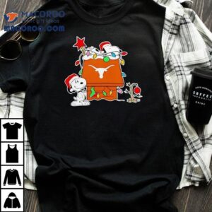 Snoopy Texas Longhorns Christmas Shirt 2025 Holiday Football Shirt