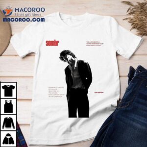 Sombr The Late Nights And Young Romance Tour Dates 2025 North America And Europe Shirt 1 Sombr The Late Nights And Young Romance Tour Dates North America And Europe Tshirt