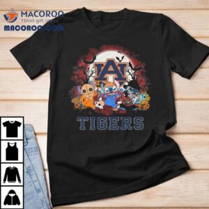 Stitch X Auburn Tigers Halloween 2025 Shirt 1 Stitch X Auburn Tigers Halloween Tshirt