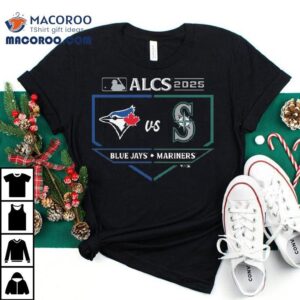 Toronto Blue Jays Vs. Seattle Mariners 2025 American League Championship Series Matchup Batter's Box Shirt 1 Toronto Blue Jays Vs Seattle Mariners American League Championship Series Matchup Batter S Box Tshirt
