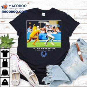 Tyler Warren Indianapolis Colts Football Nfl 2025 Photo Shirt