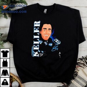 Utah Mammoth Clayton Keller Caricature Player Signature Tshirt