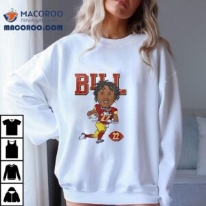 Washington Commanders Jacory Croskey Merritt Bill Caricature Art Shirt