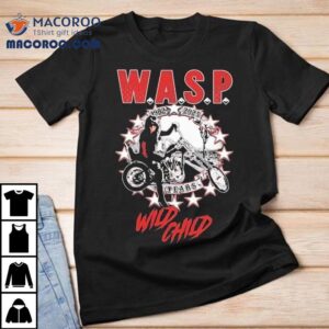 Wasp Wild Child World Tour Years Motor Tshirt