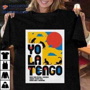 Yo La Tengo At Music Wins Festival On November 1 2025 Shirt