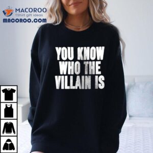 You Know Who The Villain Is Pusha T It’s Almot Dry Tour Shirt
