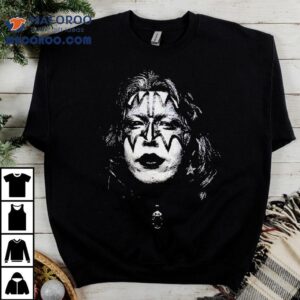 Ace Frehley Space Ace Rock Kiss Big Face Rip Tshirt