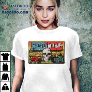 Acid King Kung Fu Necktie Oct Skull Tshirt