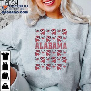 Alabama Crimson Tide X Grateful Dead Stacked Bears Shirt 2 Alabama Crimson Tide X Grateful Dead Stacked Bears Tshirt