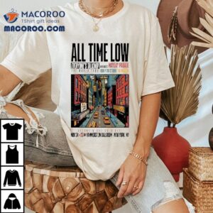 All Time Low Tour Nov Hammerstein Ballroom Tshirt