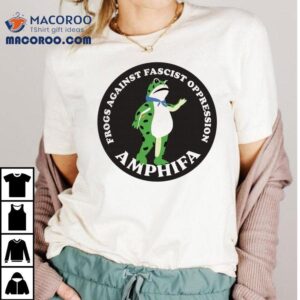 Amphifa Frogs Against Fascist Oppression Portland Tshirt