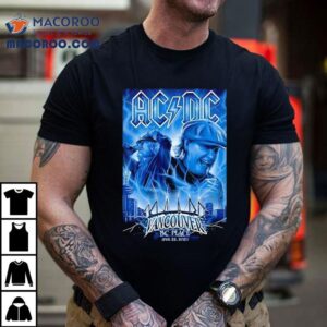 Angus Young And Brian Johnson Ac Dc Vancouver Bc Place April Tshirt
