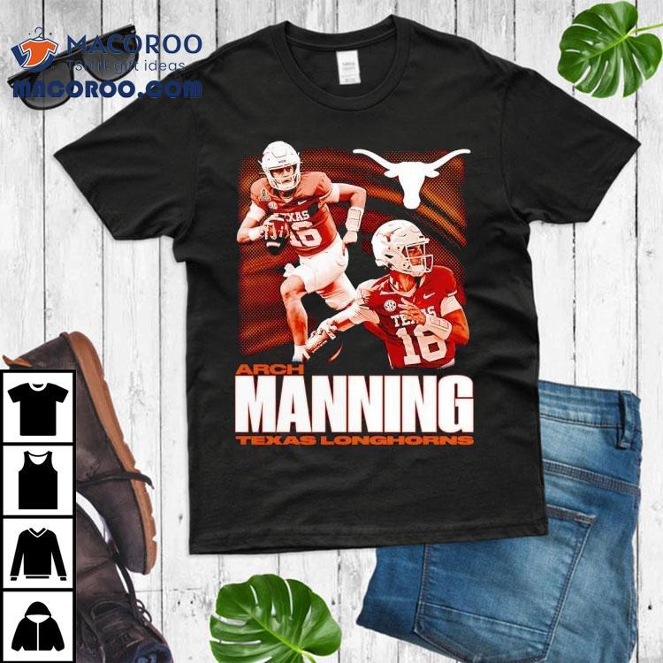 Arch Manning Texas Longhorns Football Shirt Arch Manning Texas Longhorns Football Shirt