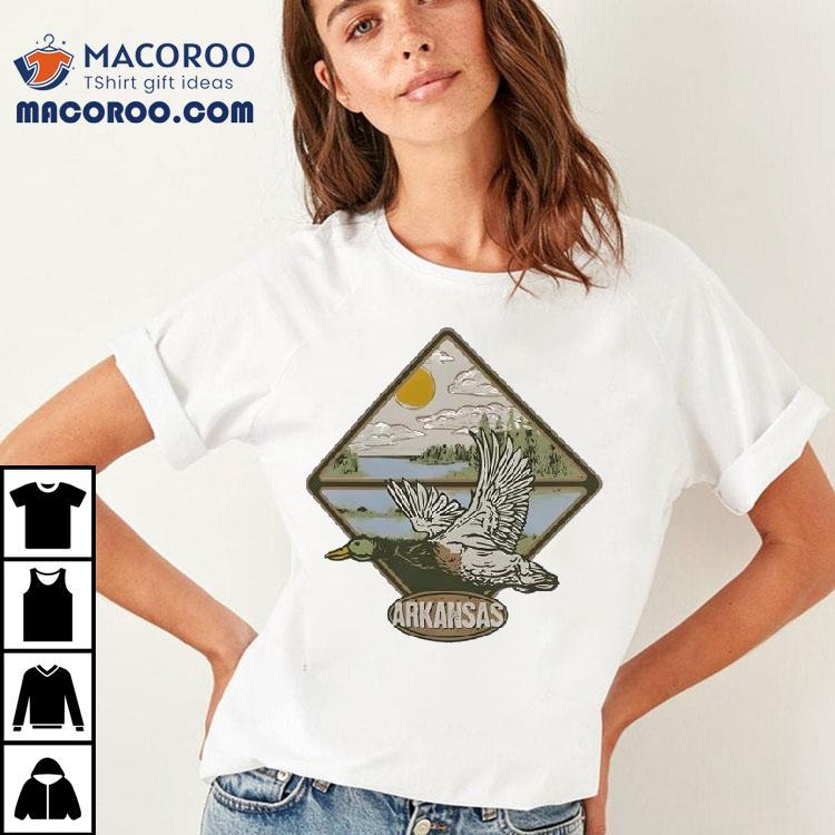 Arkansas Ivory Duck Kansas Logo 2025 Shirt Arkansas Ivory Duck Kansas Logo 2025 Shirt