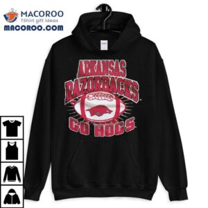 Arkansas Razorbacks Go Hogs Mascot Logo Baseball Shirt 2 Arkansas Razorbacks Go Hogs Mascot Logo Baseball Tshirt