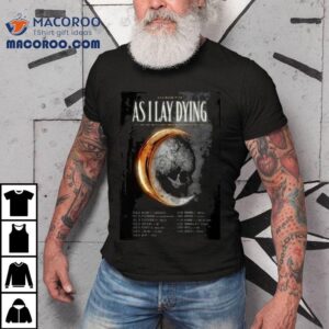 As I Lay Dying Celebrating The Th Anniversary Of Shadows Are Security Tshirt