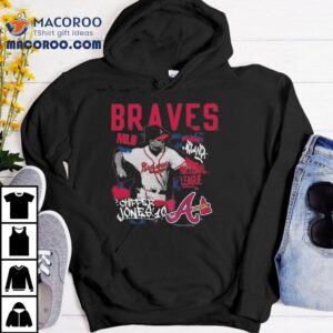 Atlanta Braves Chipper Jones Mitchell Ness Cooperstown Star Moment Tshirt