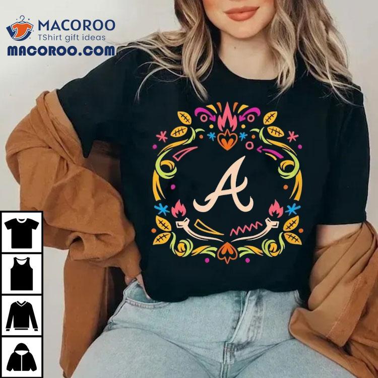 Atlanta Braves Da De Los Muertos Shirt Atlanta Braves Da De Los Muertos Shirt