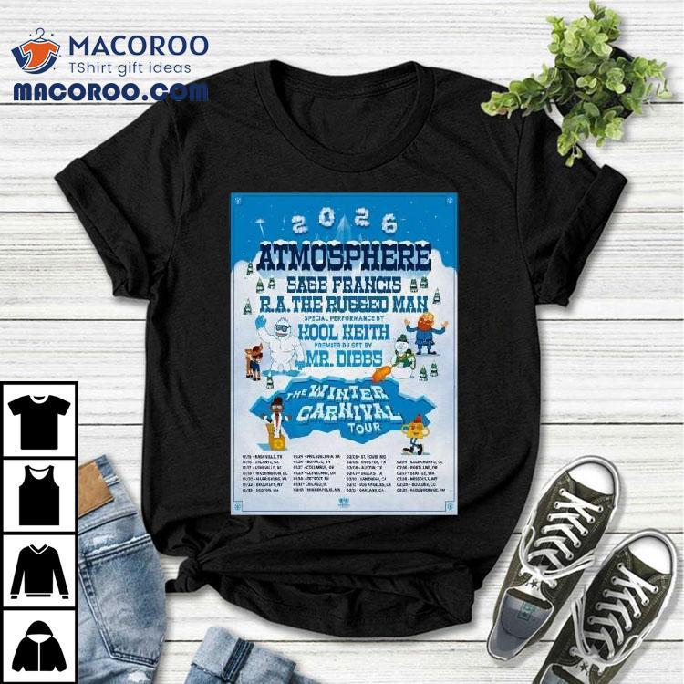 Atmosphere The Winter Carnival New Tour 2026 Shirt Atmosphere The Winter Carnival New Tour 2026 Shirt
