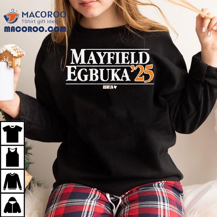 Baker Mayfield And Emeka Egbuka Tampa Bay Mayfield Egbuka ’25 Shirt Baker Mayfield And Emeka Egbuka Tampa Bay Mayfield Egbuka ’25 Shirt