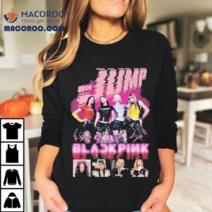 Blackpink Jump Signatures Shirt 2 Blackpink Jump Signatures Tshirt