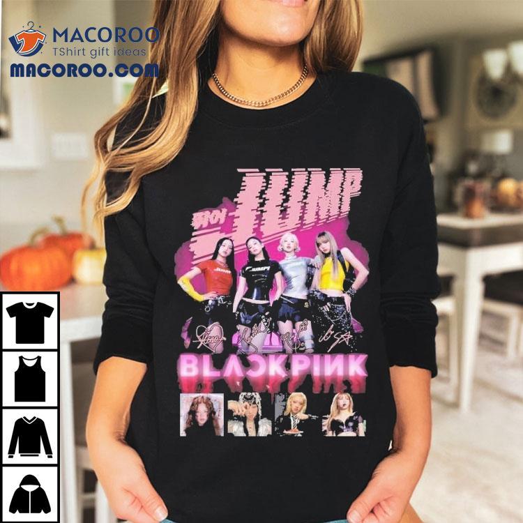 Blackpink Jump Signatures Shirt Blackpink Jump Signatures Shirt