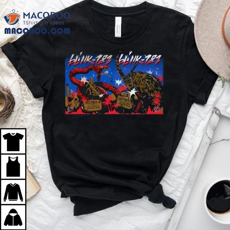 Blink 182 October 4-5 2025 In Palm Desert Ca Shirt Blink 182 October 4-5 2025 In Palm Desert Ca Shirt