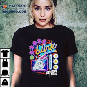 Blink Palm Desert California Night Venue Tshirt