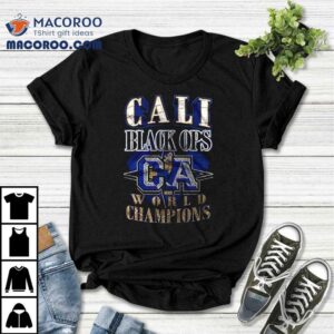 Cali Black Ops World Champions Logo Shirt 2 Cali Black Ops World Champions Logo Tshirt