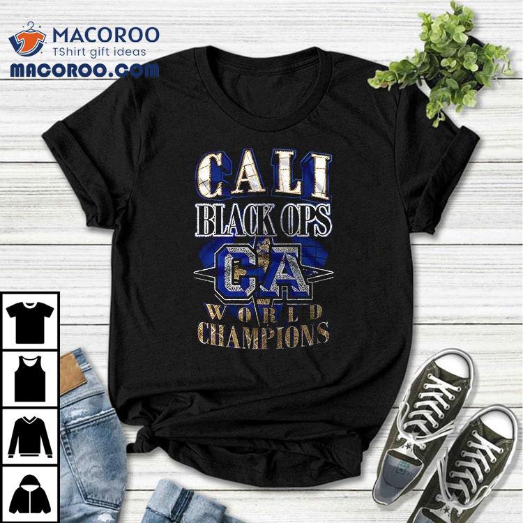 Cali Black Ops World Champions Logo Shirt Cali Black Ops World Champions Logo Shirt