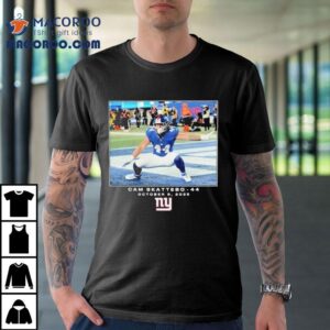 Cam Skattebo October New York Giants Nfl Flash Features Week Tshirt