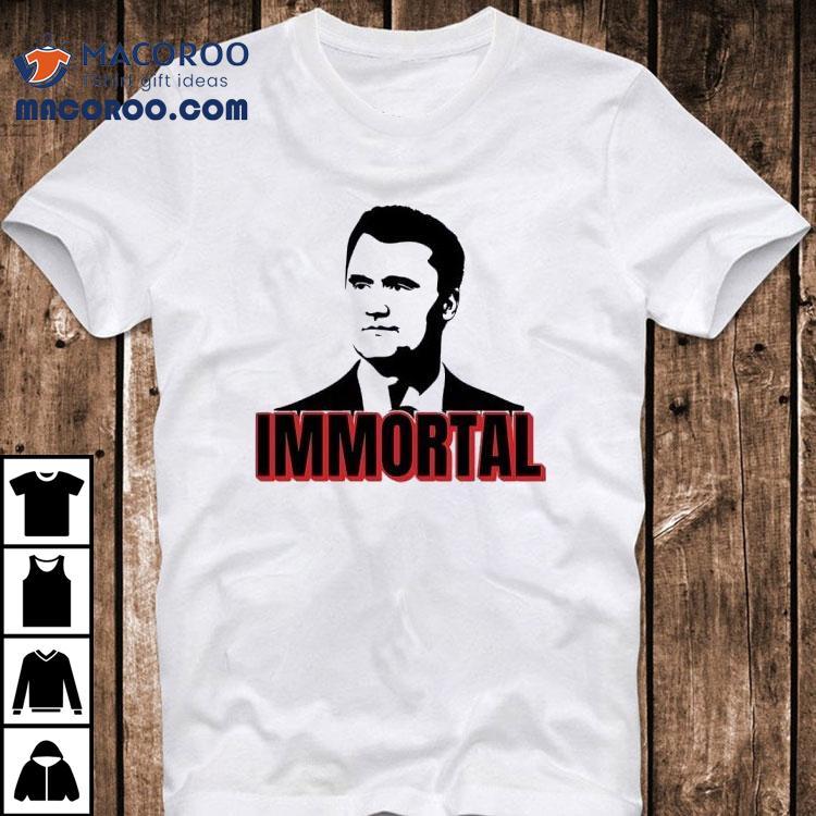 Charlie Kirk Immortal Portrait Shirt Charlie Kirk Immortal Portrait Shirt