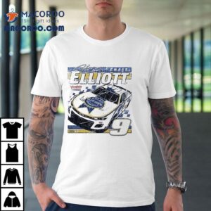 Chase Elliott Ice Blue Racing Signature Shirt 2 Chase Elliott Ice Blue Racing Signature Tshirt