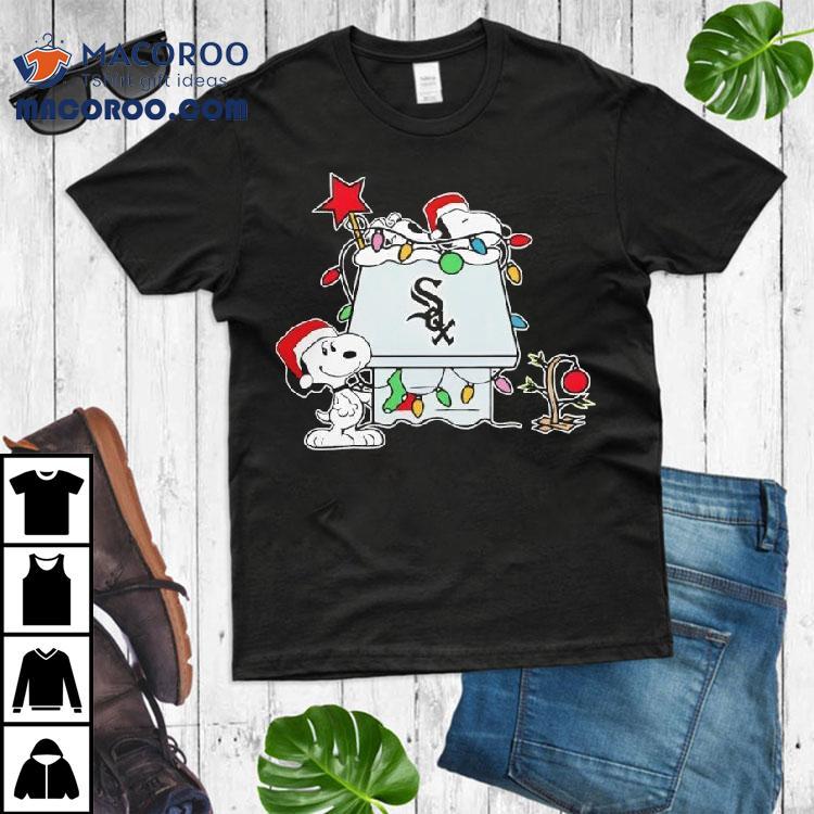 Chicago White Sox Christmas Snoopy Doghouse Shirt Chicago White Sox Christmas Snoopy Doghouse Shirt