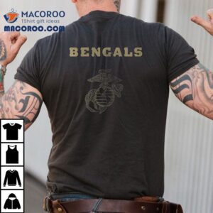 Cincinnati Bengals X United States Marine Corps First In Last Out Shirt 2 Cincinnati Bengals X United States Marine Corps First In Last Ou Tshirt