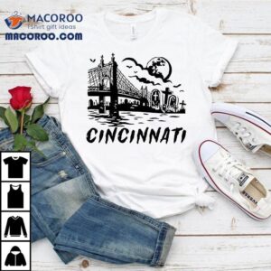 Cincinnati Downtown Spooky Halloween Tshirt