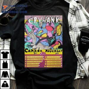 Crywank Tour Canada November 2025 Shirt 2 Crywank Tour Canada November Tshirt