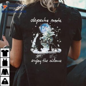 Depeche Mode Martin Gore Dave Gahan Enjoy The Silence Signatures Merry Christmas Tshirt