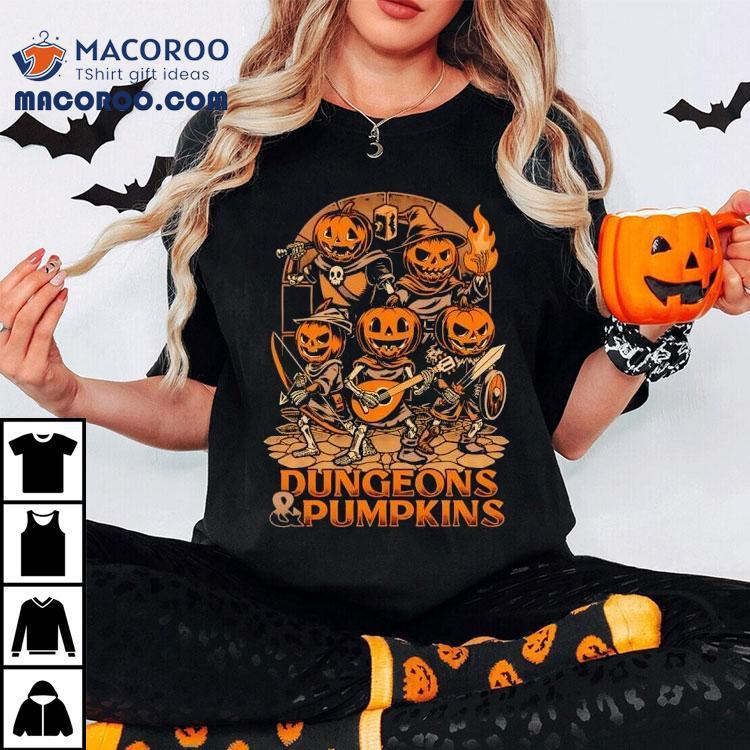 Dungeons And Pumpkins Halloween Shirt Dungeons And Pumpkins Halloween Shirt