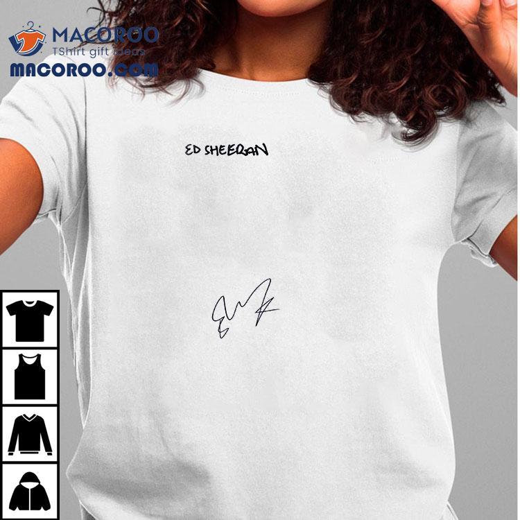Ed Sheeran The Tour 2025 London Signature Shirt Ed Sheeran The Tour 2025 London Signature Shirt