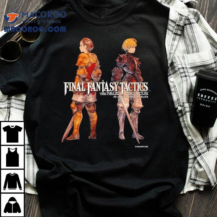 Final Fantasy Tactics The Ivalice Chronicles Delita And Ramza Shirt Final Fantasy Tactics The Ivalice Chronicles Delita And Ramza Shirt
