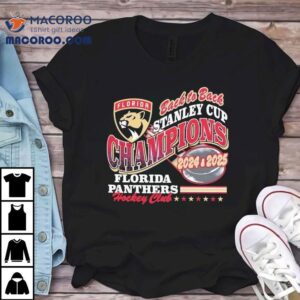 Florida Panthers Back To Back Stanley Cup Champions 2024-2025 Hockey Club Shirt 2 Florida Panthers Back To Back Stanley Cup Champions Hockey Club Tshirt