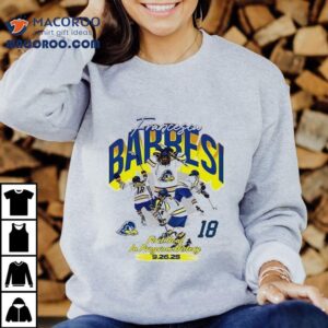 Francesca Barresi Delaware Ice Hockey First Goal In Program History 2025 Shirt 2 Francesca Barresi Delaware Ice Hockey First Goal In Program History Tshirt
