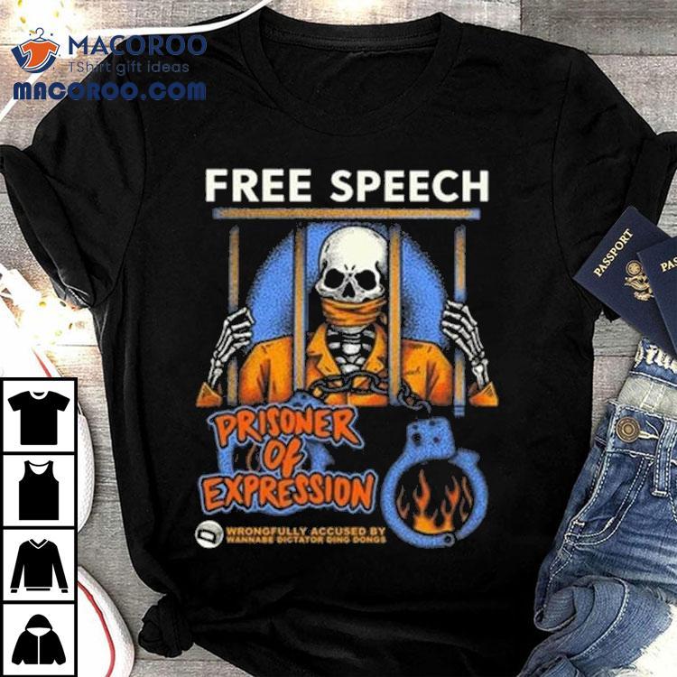 Free Speech Prisoner Of Expression Shirt Free Speech Prisoner Of Expression Shirt