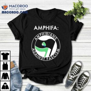 Frog Amphifa Amphibians Against Fascism Tshirt