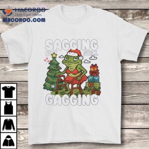 Frog Wearing Bikini Sagging But Still Gagging Merry Christmas Shirt 2 Frog Wearing Bikini Sagging But Still Gagging Merry Christmas Tshirt