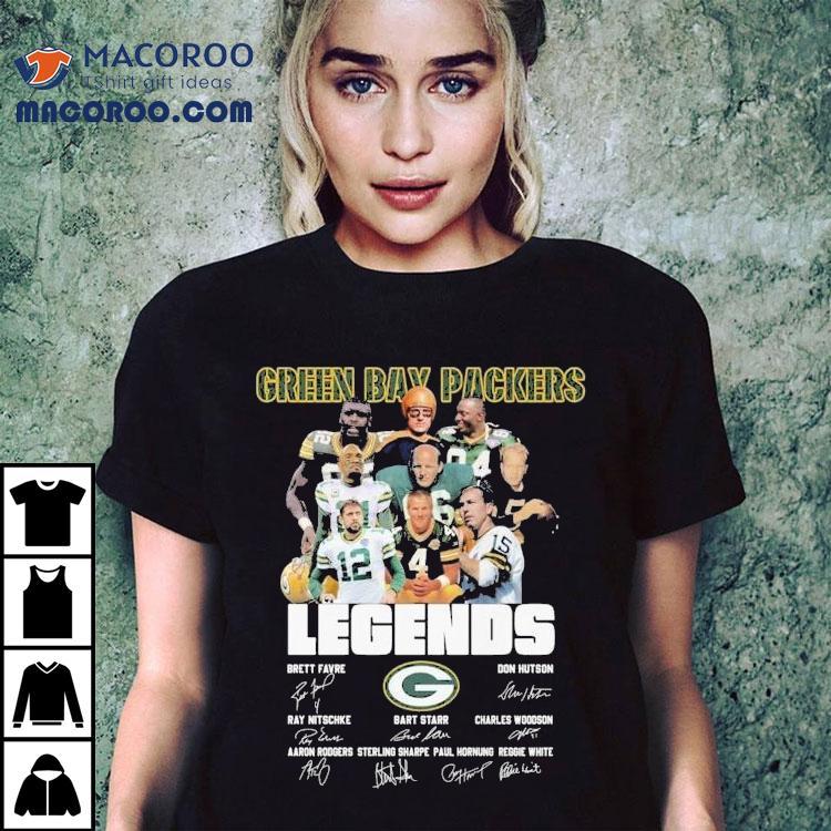 Green Bay Packers Legends Signatures Shirt Green Bay Packers Legends Signatures Shirt